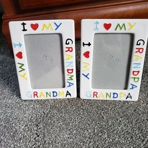 Grandma & grandpa photo frame